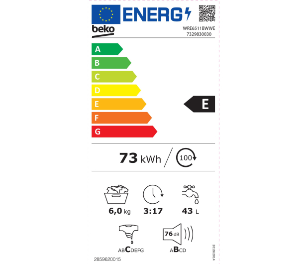 BEKO WRE6511BWW - 444053 - zdjęcie 2